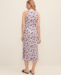 Ann Taylor Night Sky Petite Weekend Floral Tie Waist Sheath Dress