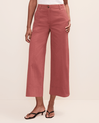 Ann Taylor Terra Toscana Petite Weekend Wide-Leg Ankle Pant