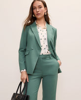 Ann Taylor Shadowy Jade The Fitted Cutaway Blazer