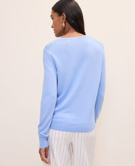 Ann Taylor Vista Blue Ann Cardigan