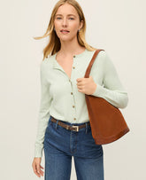 Ann Taylor Pale Aqua Ann Cardigan