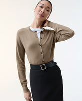 Ann Taylor Dried Moss Ann Cardigan