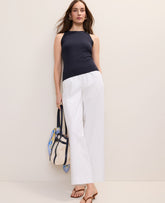 Ann Taylor White The Easy Fit Grace Pant