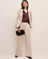 Ann Taylor Neutral Blend The Jayne Trouser in Houndstooth