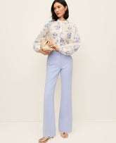 Ann Taylor Blue Hydrangea The Jayne Trouser
