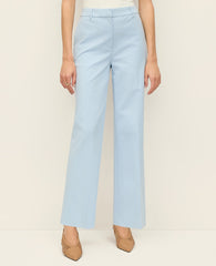 Ann Taylor Cashmere Blue The High Rise Everyday Ankle Pant in Doubleweave