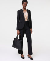 Ann Taylor Core Black The Flare Ankle Pant in Seasonless Stretch