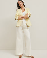 Ann Taylor Ivory The Drawstring Slouchy Jean