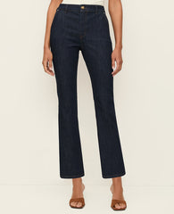 Ann Taylor Classic Rinse Wash The Cropped Boot Jean