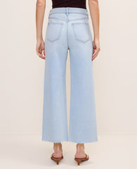 Ann Taylor Lunar Wash The Wide-Leg Crop Jean — Curvy Fit