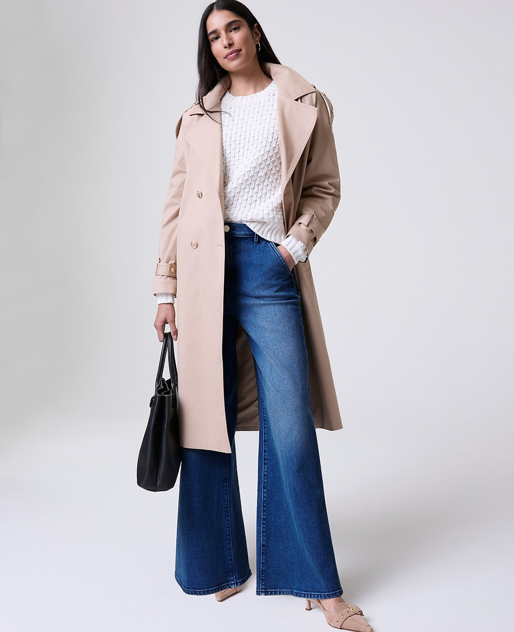Ann Taylor Dark Wash The Denim Trouser