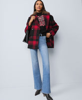 Ann Taylor Bright Mid Indigo Wash The Boot Jean