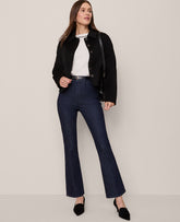 Ann Taylor Classic Rinse Wash The Crop Boot Jean