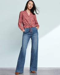 Ann Taylor Clean Dark Wash The Trouser Jean