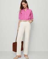 Ann Taylor Ivory The Perfect Straight Jean