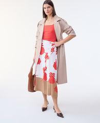 Ann Taylor Cool Sesame Refined Trench Coat