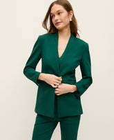 Ann Taylor Shade Tree The Collarless Blazer in Ponte