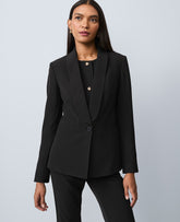 Ann Taylor Black The Shawl Collar Blazer