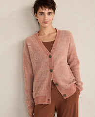 Ann Taylor Hibiscus Bloom Have Well Within Cashmere Shaker Stitch Cardigan