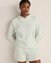 Ann Taylor Trellis Haven Well Within Soft Knit Pleated Hoodie