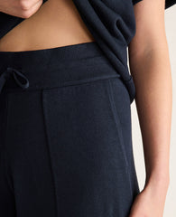 Ann Taylor Indigo Haven Well Within Cotton Knit Wide Leg Pants