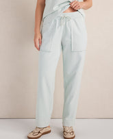 Ann Taylor Frosted Sea Glass Haven Well Within Garment-Dyed Organic Cotton Terry Pants