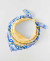 Ann Taylor Yellow Hibiscus Weekend Floral Silk Scarf
