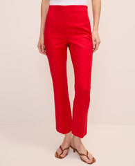 Ann Taylor Bright Cherry The Tall Slim Kick Capri