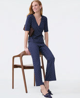 Ann Taylor Night Sky The Tall Dotted Knit Ankle Pant