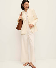 Ann Taylor Ivory Weekend Trouser Jean