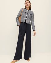 Ann Taylor Night Sky Weekend Easy Fit Wide-Leg Pant
