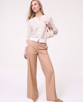 Ann Taylor Cafe Au Lait Weekend Everyday Wide-Leg Pant