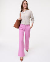 Ann Taylor Dusty Mauve Weekend Wide-Leg Jean
