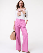 Ann Taylor Dusty Mauve Weekend Everyday Wide-Leg Pant