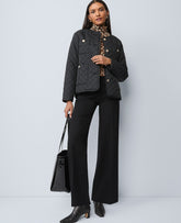 Ann Taylor Black Weekend Easy Perfect Wide-Leg Pant in Ponte