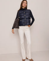 Ann Taylor Winter White Weekend Boot Corduroy Pant