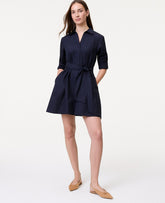 Ann Taylor Night Sky Weekend Belted Mini Shirtdress