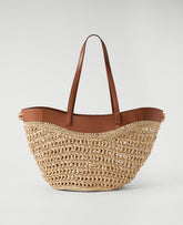 Ann Taylor Natural Weekend Straw Tote