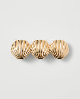 Ann Taylor Goldtone Weekend Seashell Hair Barrette