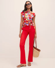 Ann Taylor Bright Cherry The Petite Sophia Pant