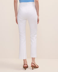 Ann Taylor White The Petite Slim Kick Capri