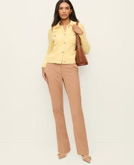 Ann Taylor Weathered Oak The Petite Straight Pant