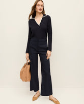 Ann Taylor Night Sky The Petite Grace Straight Pant