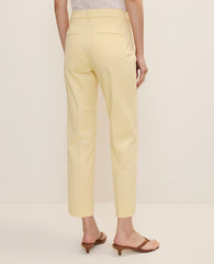 Ann Taylor Yellow Buttercream The Cotton Crop Pant