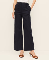 Ann Taylor Night Sky The High Rise Everyday Ankle Pant in Doubleweave