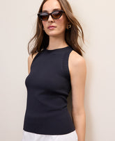 Vinci Leather Night Sky Sweater Shell