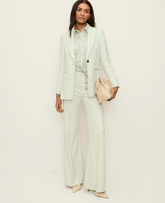 Vinci Leather Pale Aqua The Belted Margot Pant