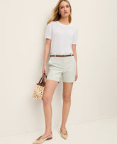 Vinci Leather Pale Aqua The Mid Short