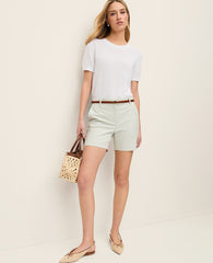 Vinci Leather Pale Aqua The Mid Short