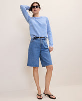 Vinci Leather Classic Mid Wash The Bermuda Short